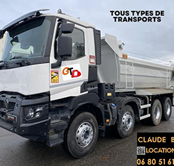 Location Renault 8X4 Tout Type de Transport 